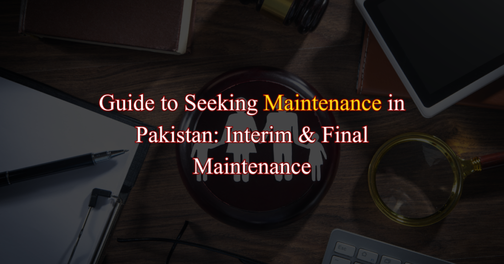 maintenance in pakistan